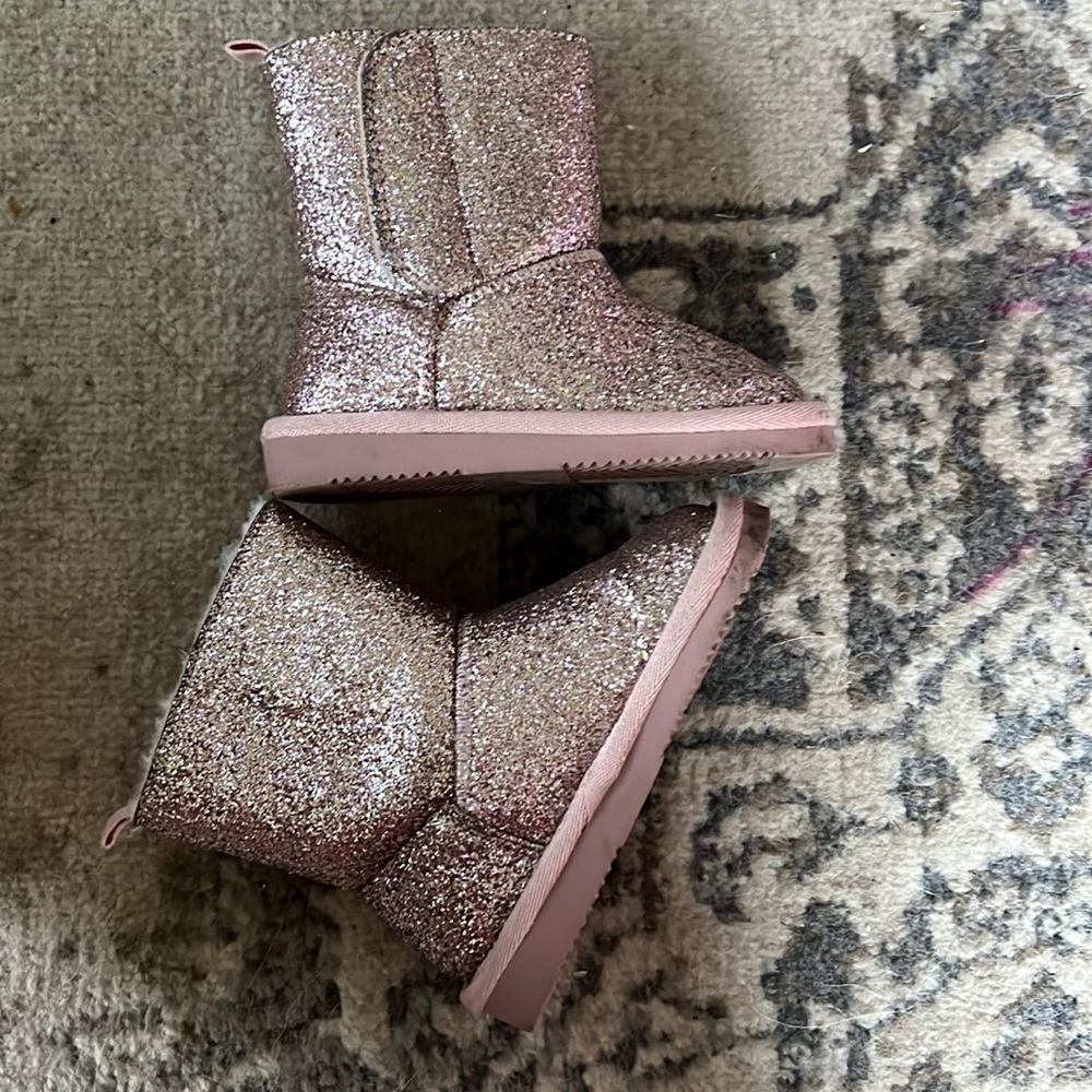3/$10 toddler sparkle boots